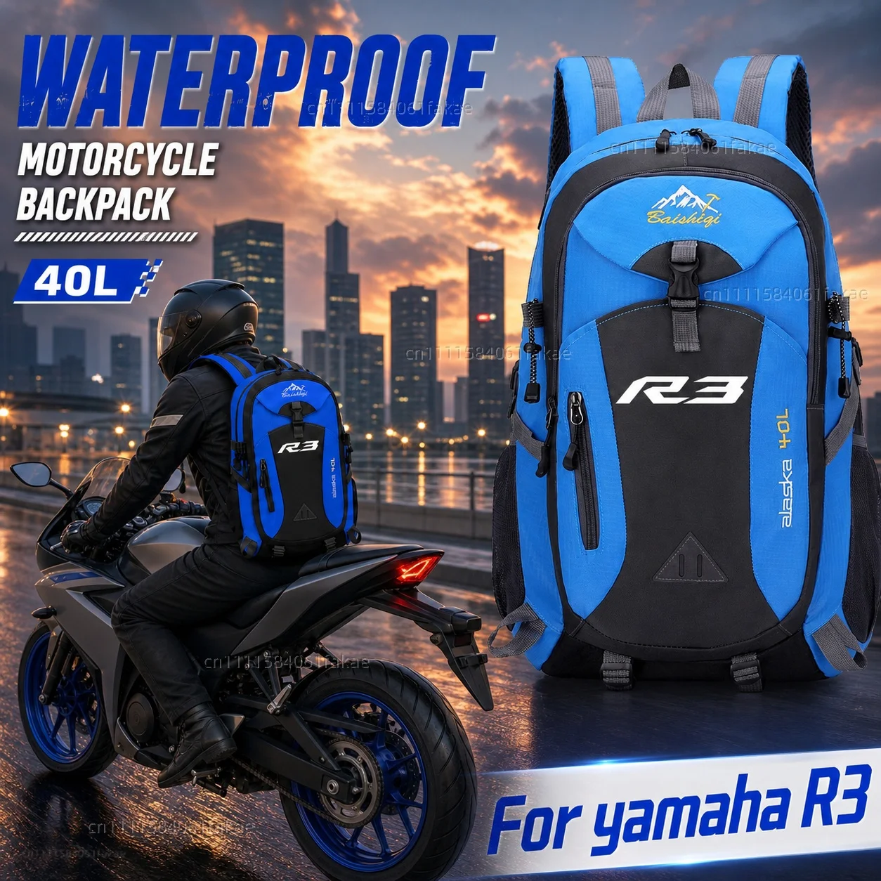 For yamaha YZFR3 YZF-R3 YZF R3 2015-2023 2022 2021 2020 Motorcycle Backpack 40L Waterproof Travel Backpack Outdoor Hiking
For yamaha YZFR3 YZF-R3 YZF R3 2015-2023 2022 2021 2020 Motorcycle Backpack 40L Waterproof Travel Backpack Outdoor Hiking