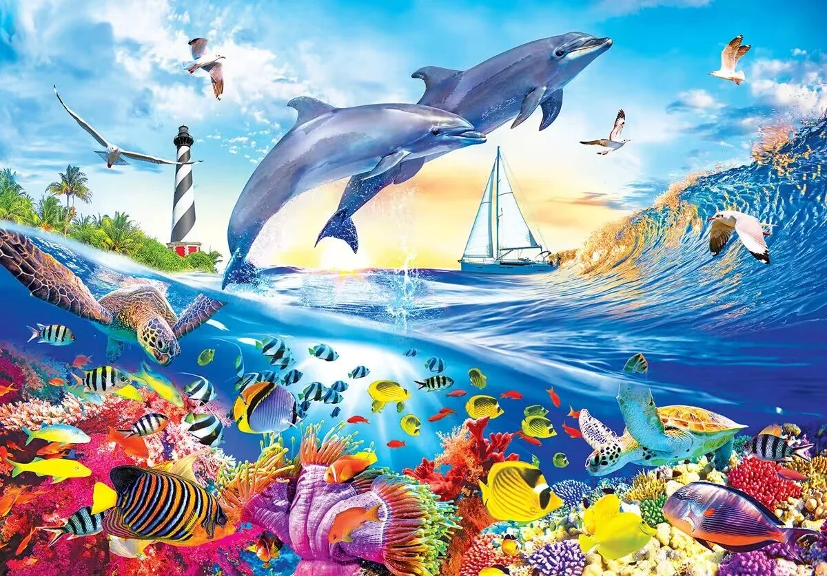 Sunature Diamond Painting Art Full Square Round Drills Dolphin Diamond Painting Kits
Sunature Diamond Painting Art Full Square Round Drills Dolphin Diamond Painting Kits