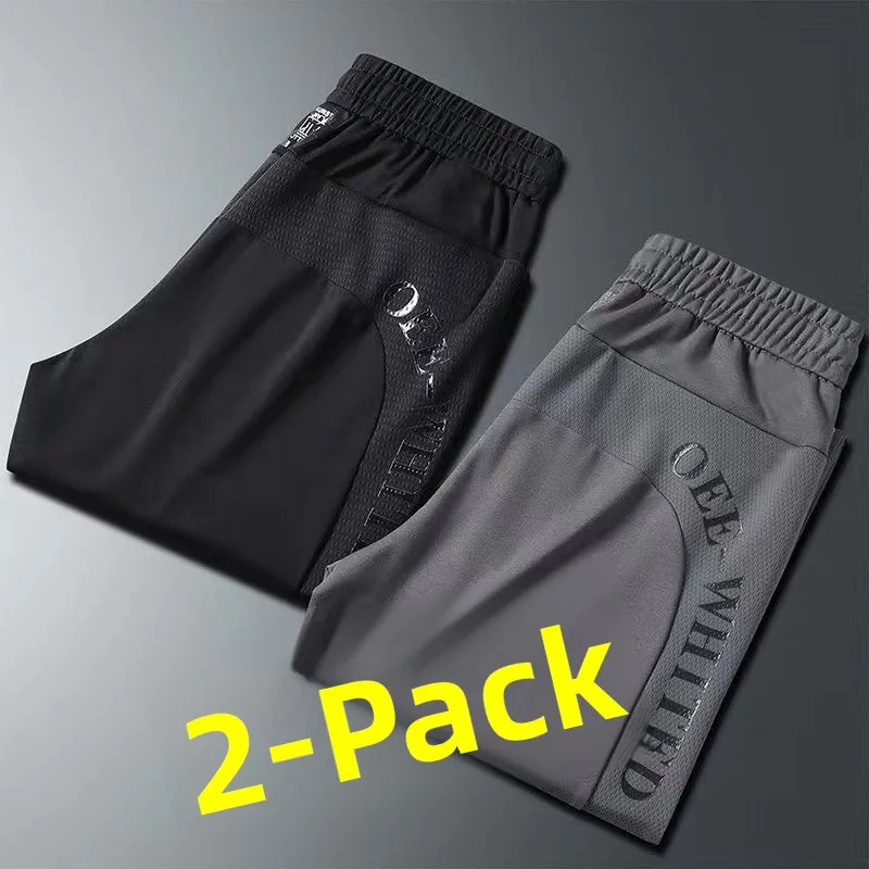 Мужские эластичные повседневные брюки из ледяного шелка, тонкие спортивные длинные брюки для молодежи, свободные, модные, летние, для отдыха
Мужские эластичные повседневные брюки из ледяного шелка, тонкие спортивные длинные брюки для молодежи, свободные, модные, летние, для отдыха