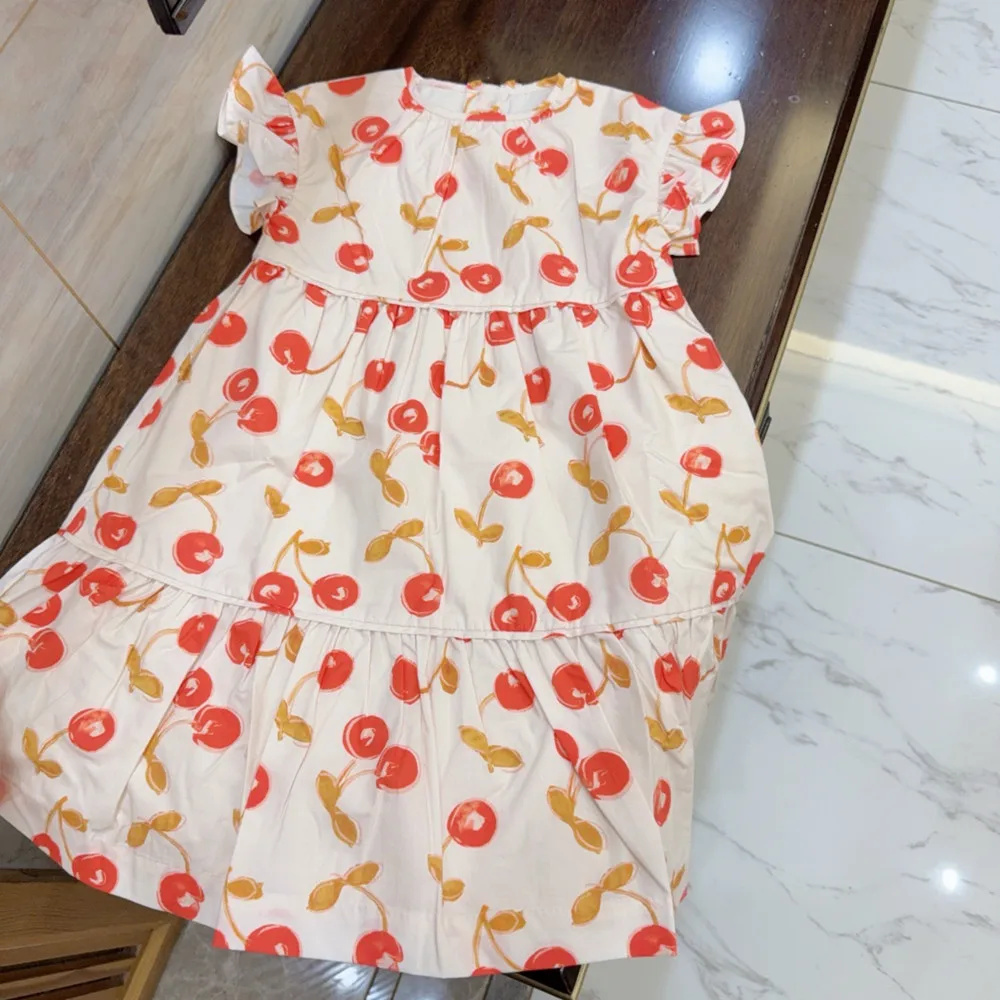 summer dresses baby girl clothes kids dress Full cherry print pattern dress Summer loose and comfortable girls' dress
summer dresses baby girl clothes kids dress Full cherry print pattern dress Summer loose and comfortable girls' dress