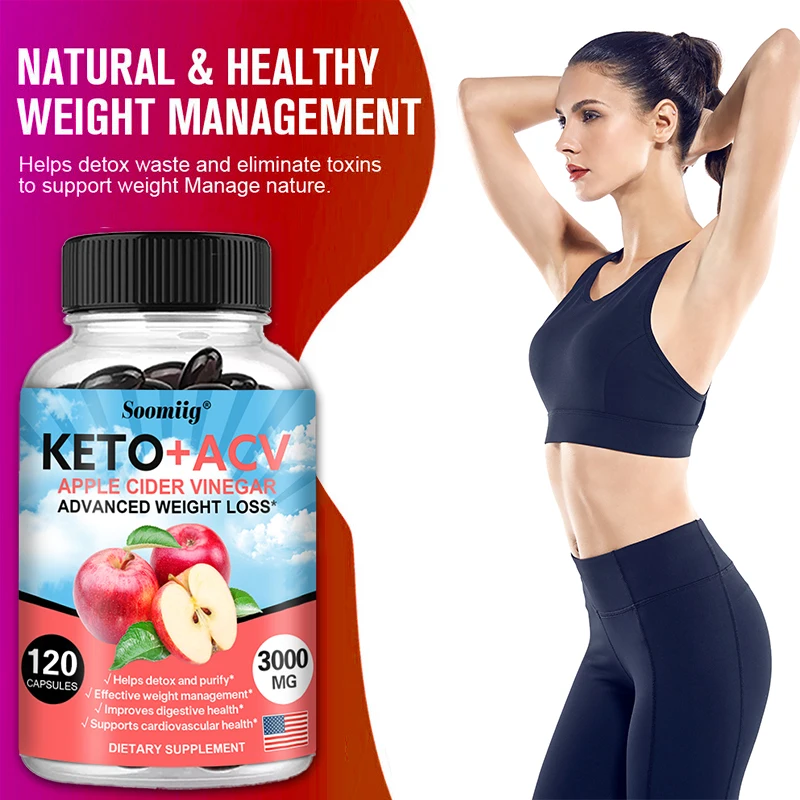 Apple Cider Vinegar Capsules, Weight Management, Detoxification and Cleansing, Improve Digestive Health, Maintain Heart Health
Apple Cider Vinegar Capsules, Weight Management, Detoxification and Cleansing, Improve Digestive Health, Maintain Heart Health