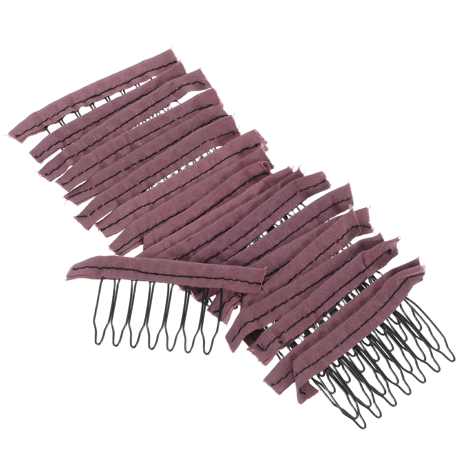 20Pcs Clips Comb 7-Teeth Metal Snap Clips Secure Grip for Hair Extensions Wigs Hairpieces Invisible Design Comfortable Wear
20Pcs Clips Comb 7-Teeth Metal Snap Clips Secure Grip for Hair Extensions Wigs Hairpieces Invisible Design Comfortable Wear