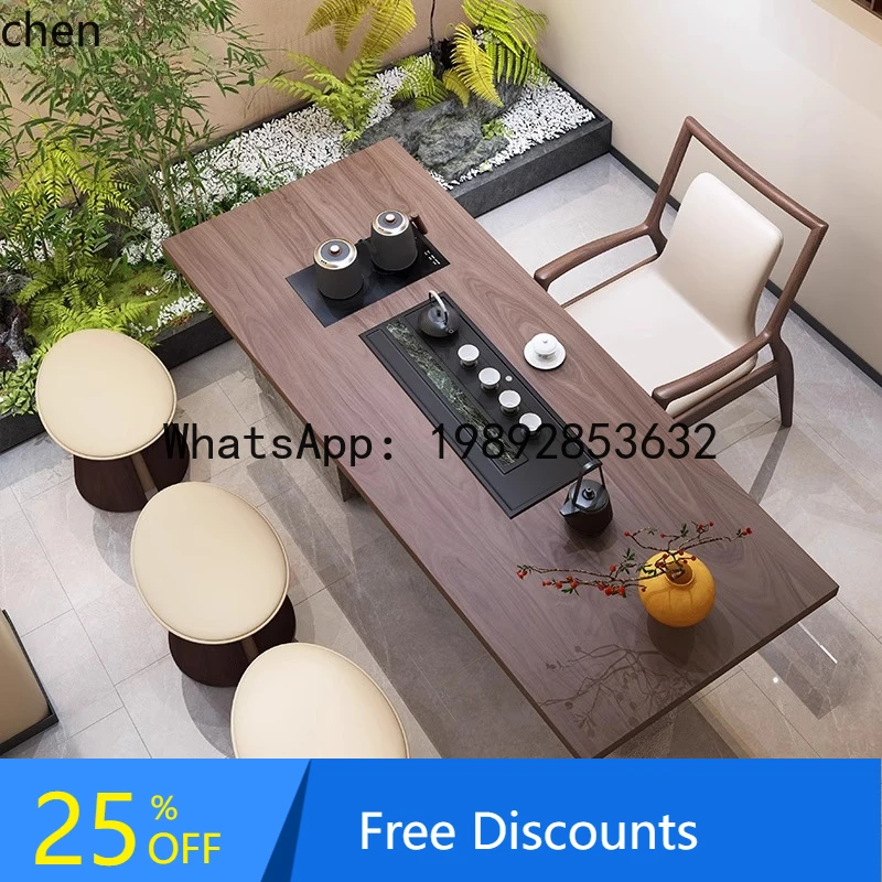 high-end walnut tea table light luxury high-end tea table living room home
high-end walnut tea table light luxury high-end tea table living room home