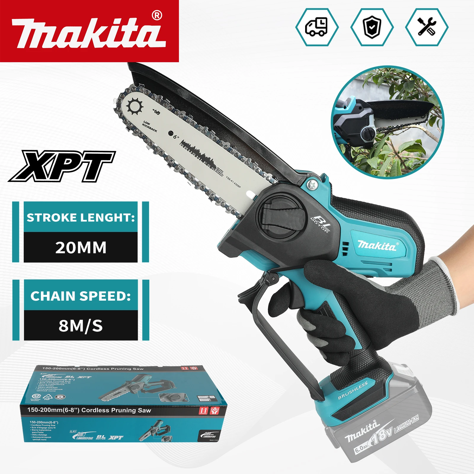 Makita UC286 Intelligent Oiling 6 Inch Chainsaw Continuous Lubrication Reduce Wear Extend Tool Overall Service Life tools
Makita UC286 Intelligent Oiling 6 Inch Chainsaw Continuous Lubrication Reduce Wear Extend Tool Overall Service Life tools