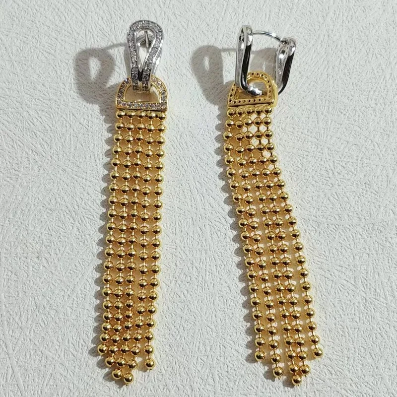 Qingdao Jewelry Personalized Retro Jewelry Earrings High Sense Temperament Long Earrings Niche Design Sense
Qingdao Jewelry Personalized Retro Jewelry Earrings High Sense Temperament Long Earrings Niche Design Sense