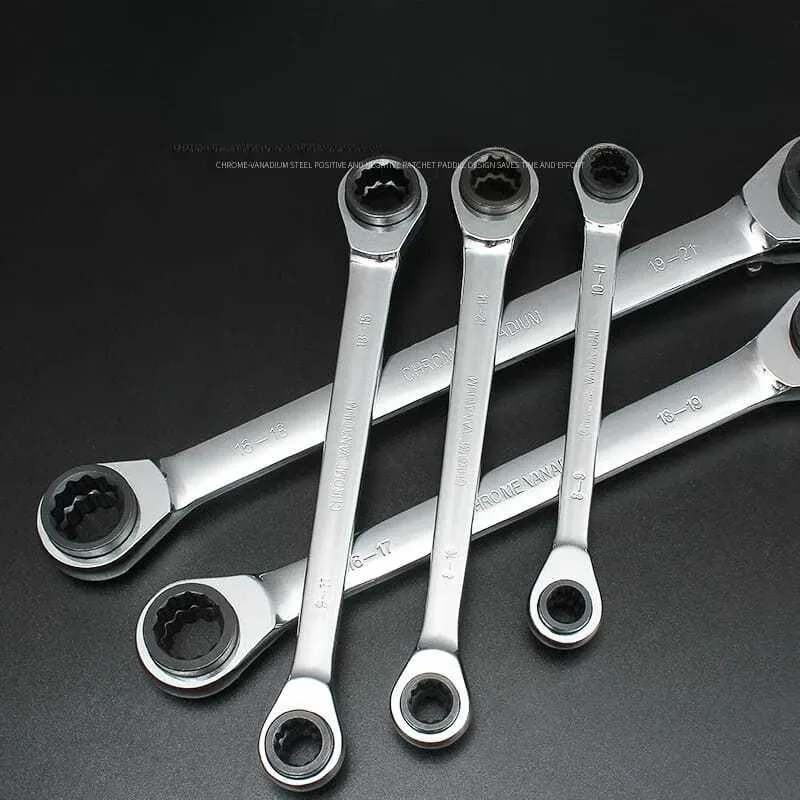 Ratchet Wrench Tool Bidirectional Quick 4 in 1 Open End Professional Auto Repair Hardware
Ratchet Wrench Tool Bidirectional Quick 4 in 1 Open End Professional Auto Repair Hardware