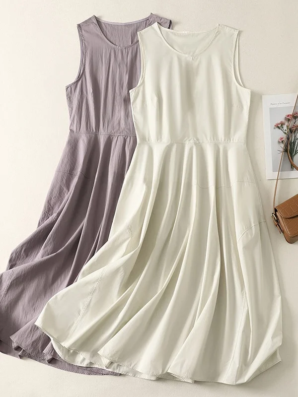 Casual Summer Long Dress round Neck Sleeveless Daily Wear Unique Style A-Line Skirt Lightweight Comfortable plus Size Dress
Casual Summer Long Dress round Neck Sleeveless Daily Wear Unique Style A-Line Skirt Lightweight Comfortable plus Size Dress
