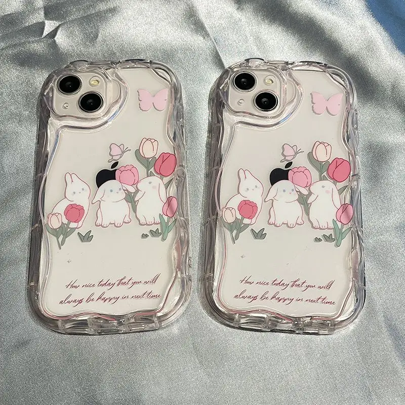 Transparent Cute Cartoon Rabbit Flower Back Cover for iPhone 14 Pro Max 13 12 11 Xsmax Xr X Xs 7 8 Camera Lens Protection Case
Transparent Cute Cartoon Rabbit Flower Back Cover for iPhone 14 Pro Max 13 12 11 Xsmax Xr X Xs 7 8 Camera Lens Protection Case