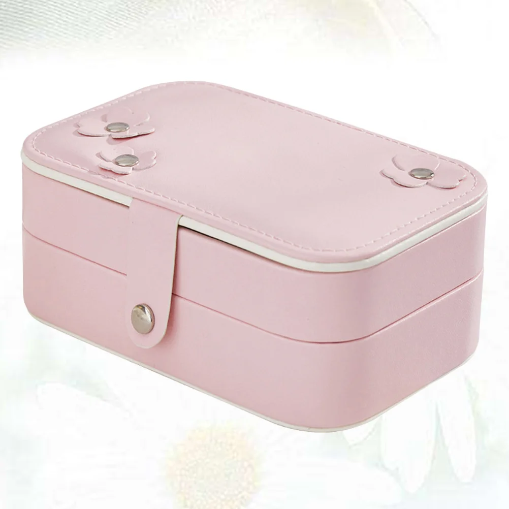 Мини-шкатулка для драгоценностей из искусственной кожи, двухслойный портативный дорожный чехол для женщин, розовый ретро-дизайн, ожерелье, браслет, кольцо, серьги, органайзер
Мини-шкатулка для драгоценностей из искусственной кожи, двухслойный портативный дорожный чехол для женщин, розовый ретро-дизайн, ожерелье, браслет, кольцо, серьги, органайзер
