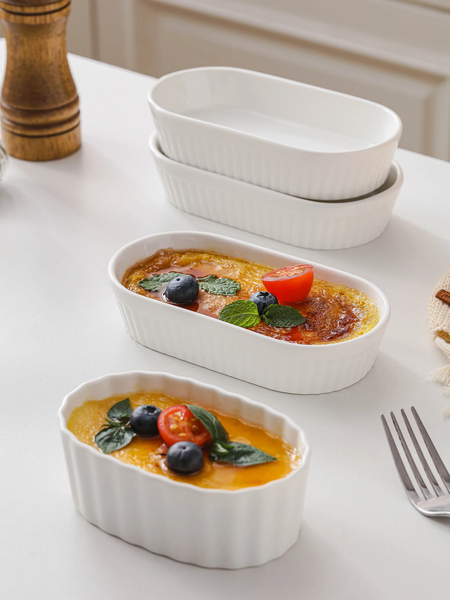 Creative Ceramic Baking Bowl Striped Dessert Bowl Steamed Egg Soup Bowl Yogurt Bowl Pudding Bowl Home Use Oven Safe
Creative Ceramic Baking Bowl Striped Dessert Bowl Steamed Egg Soup Bowl Yogurt Bowl Pudding Bowl Home Use Oven Safe