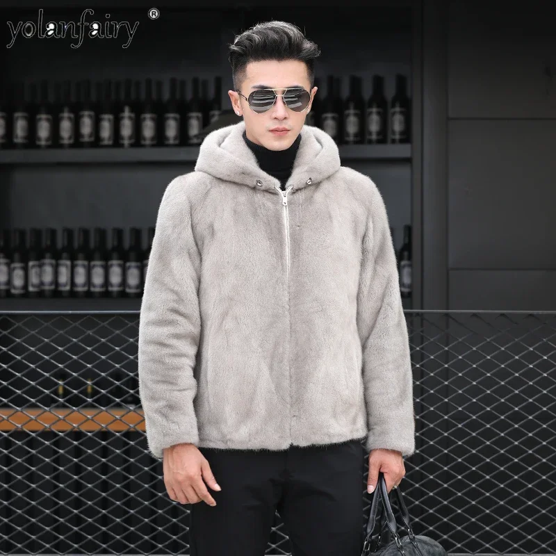 Silver Blue Natural Mink Fur Coat Men's Winter Hooded Real Fur Coats Male Short Whole Mink Velvet Fur Clothing Male Warm Clothes
Silver Blue Natural Mink Fur Coat Men's Winter Hooded Real Fur Coats Male Short Whole Mink Velvet Fur Clothing Male Warm Clothes