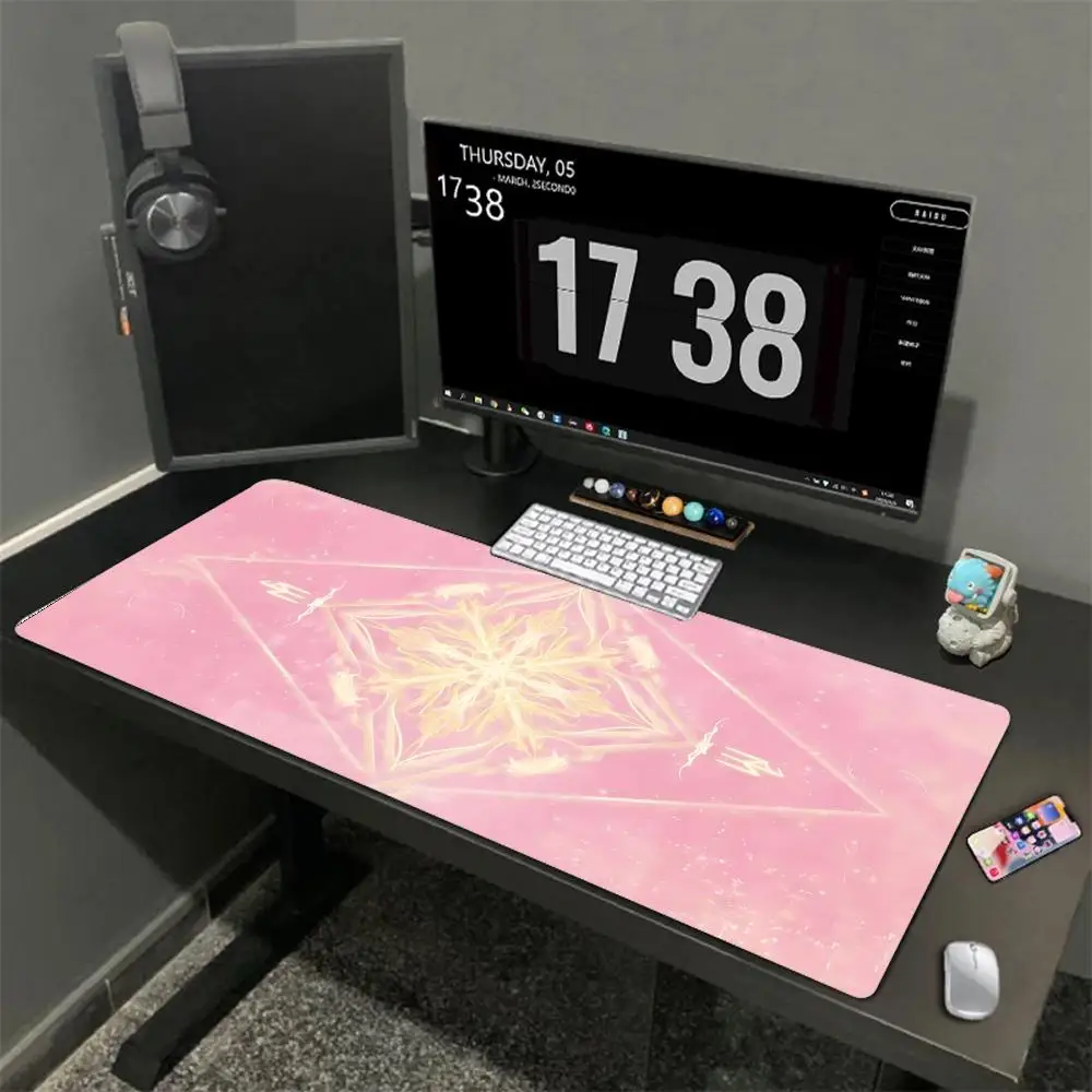 Oversized lock edge mouse pad for gaming computer keyboard and desk
Oversized lock edge mouse pad for gaming computer keyboard and desk