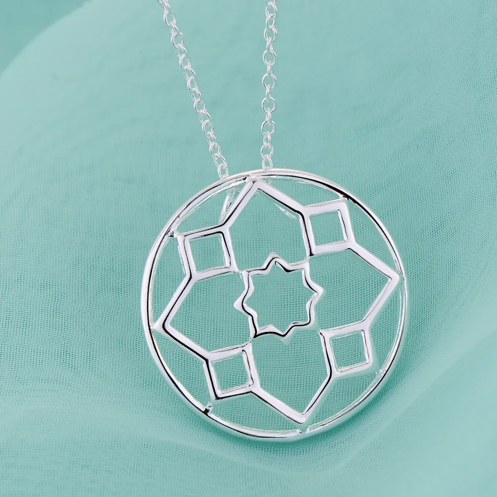 New 925 Sterling Silver Necklace Nice Pendant for Women Wedding Jewelry Luxury Fashion Style Fine Engagement High Quality Gifts
New 925 Sterling Silver Necklace Nice Pendant for Women Wedding Jewelry Luxury Fashion Style Fine Engagement High Quality Gifts