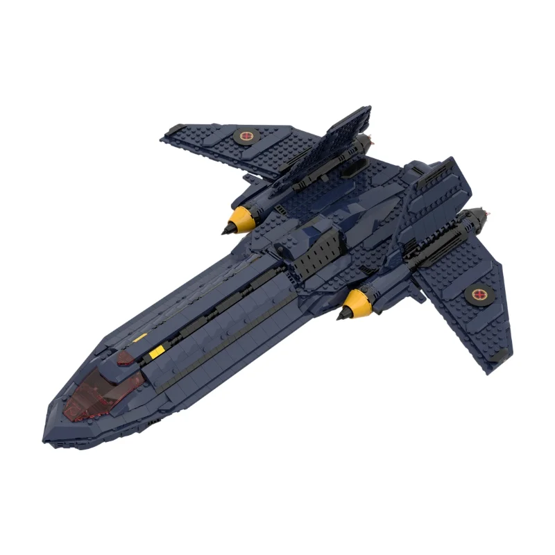 X-Jet Blackbird MOC Building Blocks Sci-Fi Stealth Jet Fighter Model Assembly Bricks Kit
X-Jet Blackbird MOC Building Blocks Sci-Fi Stealth Jet Fighter Model Assembly Bricks Kit