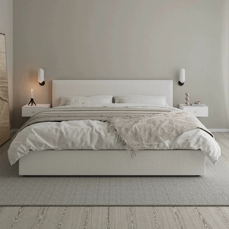 Aesthetics Quality Bed Nordic Light Luxury American Style Wedding Twin Bed Confortable Simple Design Cama Casal Beds Furniture
Aesthetics Quality Bed Nordic Light Luxury American Style Wedding Twin Bed Confortable Simple Design Cama Casal Beds Furniture