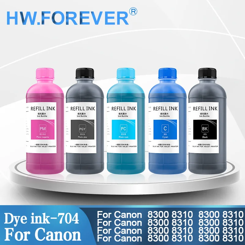 PFI704 PFI-704 Refill Dye Ink Kit для Canon imagePROGRAF iPF8300 iPF8300S iPF8310 Чернила для принтера 500 мл Яркие цветные красящие чернила
PFI704 PFI-704 Refill Dye Ink Kit для Canon imagePROGRAF iPF8300 iPF8300S iPF8310 Чернила для принтера 500 мл Яркие цветные красящие чернила