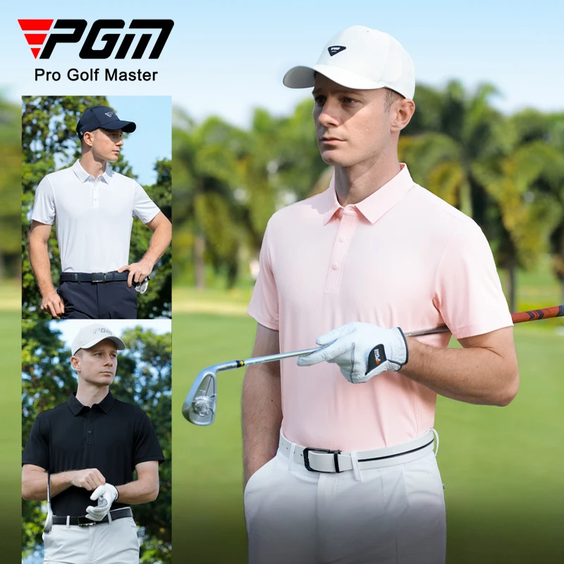 PGM Men Golf Short Sleeved T-shirt Spring Summer Quick Drying Cool Feeling Polo Top YF777
PGM Men Golf Short Sleeved T-shirt Spring Summer Quick Drying Cool Feeling Polo Top YF777