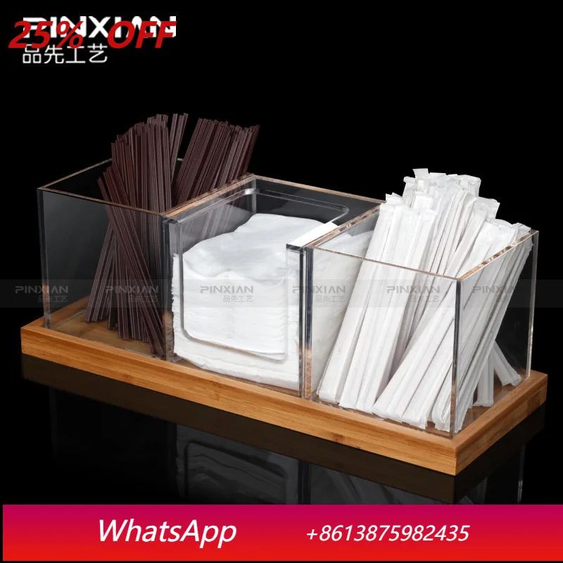 LMM transparent tissue box coffee milk tea storefront desktop napkin shelf desktop storage rack
LMM transparent tissue box coffee milk tea storefront desktop napkin shelf desktop storage rack