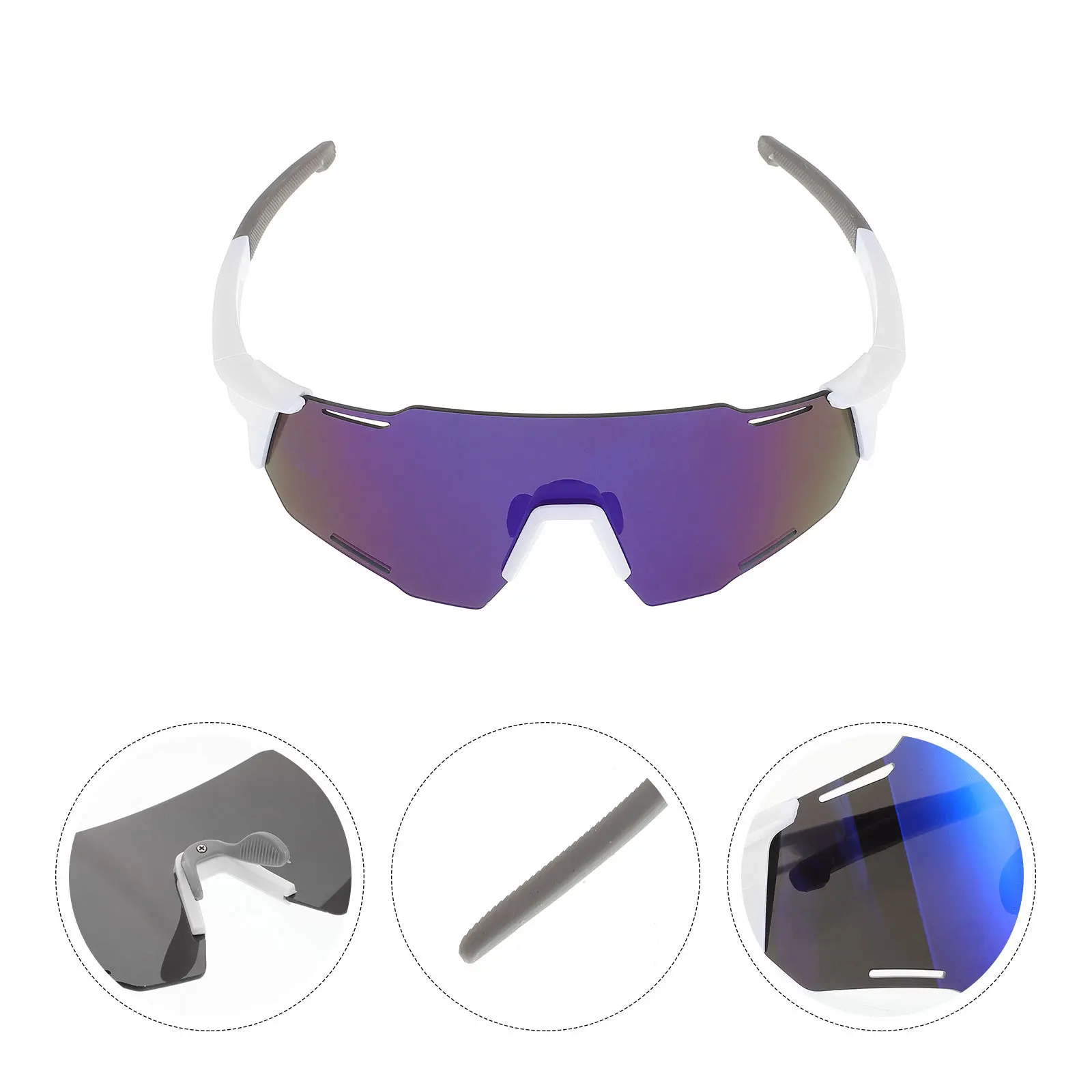 Cycling Sports Sunglasses Windproof Lightweight Uv400 Protected High Transparency Lenses Outdoor Eyewear for Biking Motorcycling
Cycling Sports Sunglasses Windproof Lightweight Uv400 Protected High Transparency Lenses Outdoor Eyewear for Biking Motorcycling