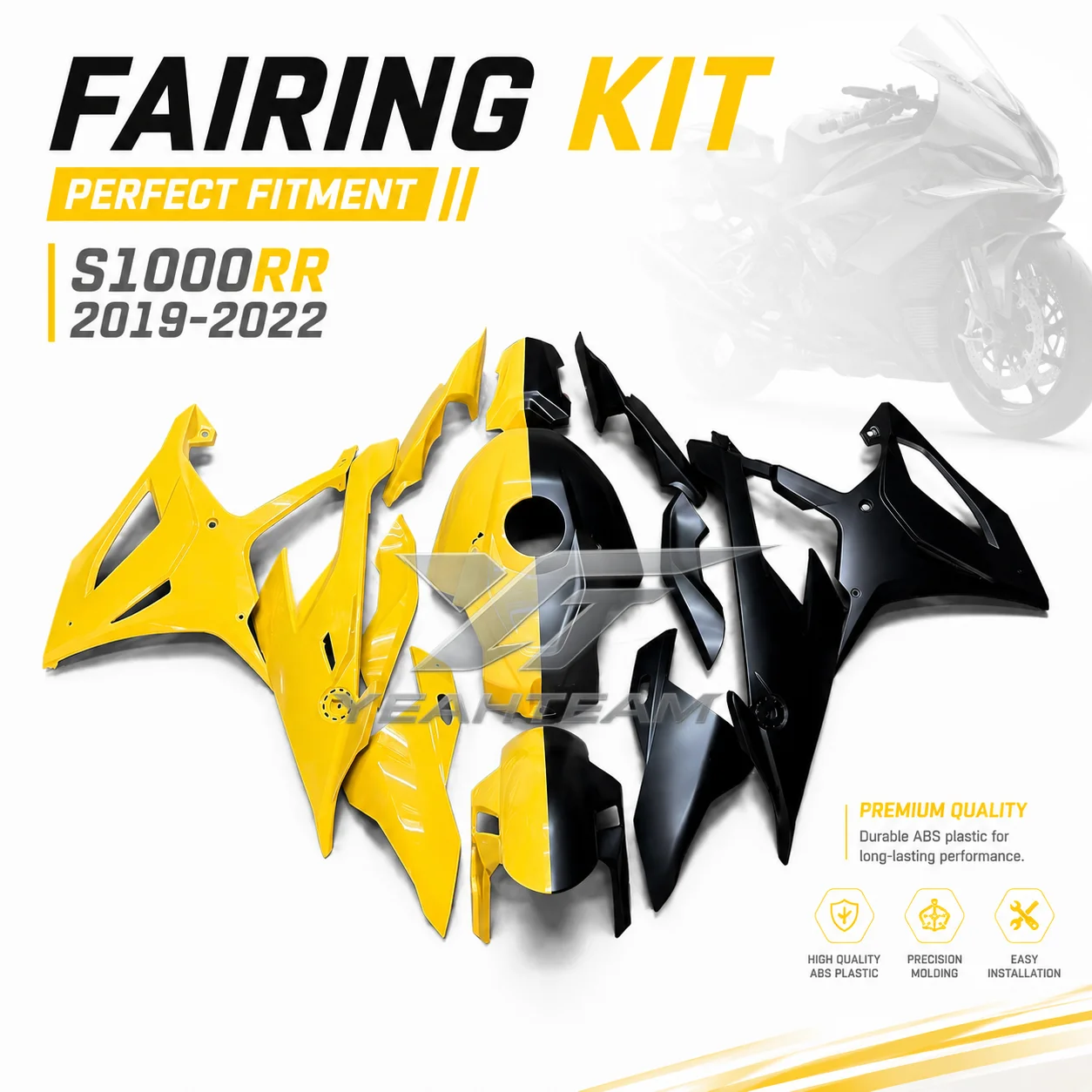 Custom Paint Fairing Kit For BMW S1000RR 2019-2022 S1000 RR Injection ABS Plastic Motorcycle Bodywork Cowling Cover Paneling K67
Custom Paint Fairing Kit For BMW S1000RR 2019-2022 S1000 RR Injection ABS Plastic Motorcycle Bodywork Cowling Cover Paneling K67