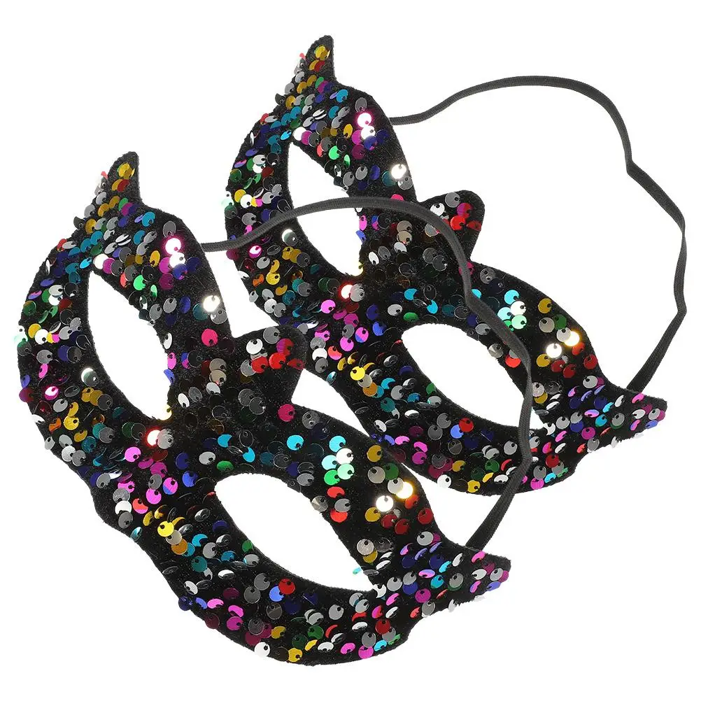 2 Pcs Sequin Masks for Adults PVC Masquerade Prom Carnival Costume Props Holiday Party Stage Durable
2 Pcs Sequin Masks for Adults PVC Masquerade Prom Carnival Costume Props Holiday Party Stage Durable