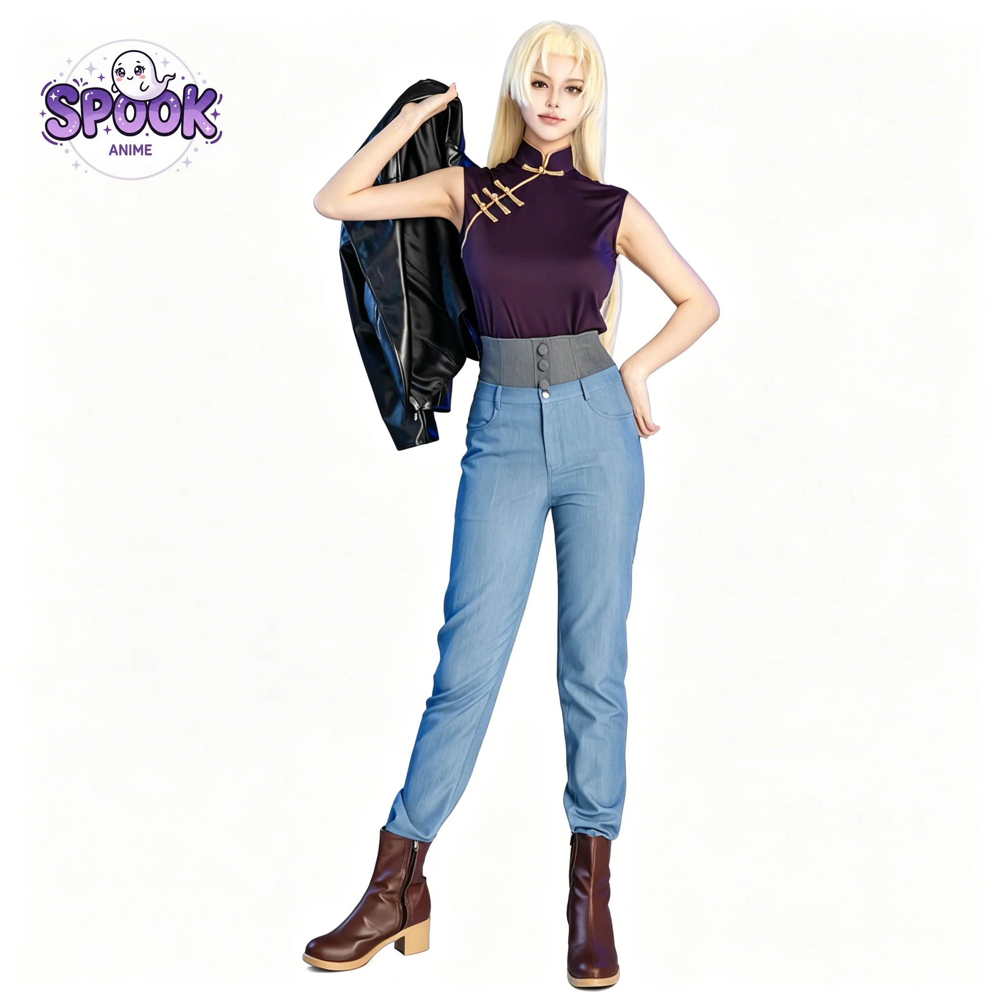 Yuki Tsukumo Chinese Frog Pants Jujutsu Kaisen Cosplay Costume Full Set for Women Halloween Comic Con Role Play Anime Outfit
Yuki Tsukumo Chinese Frog Pants Jujutsu Kaisen Cosplay Costume Full Set for Women Halloween Comic Con Role Play Anime Outfit