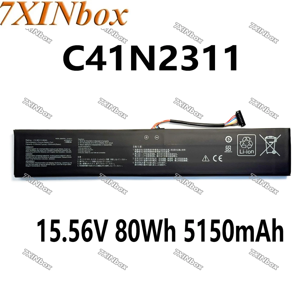 7XINbox C41N2311 15,6 В 80 Втч 5150 мАч аккумулятор для ноутбука Asus ROG ALLY X RC72LA X 2nd Gaming Handheld Series
7XINbox C41N2311 15,6 В 80 Втч 5150 мАч аккумулятор для ноутбука Asus ROG ALLY X RC72LA X 2nd Gaming Handheld Series