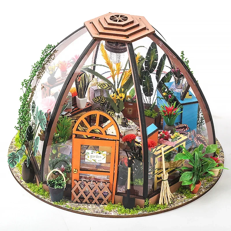 New DIY Dollhouse Kit Miniature Furniture Garden Building Model Room Box Wooden Doll House for Toys Christmas Gifts
New DIY Dollhouse Kit Miniature Furniture Garden Building Model Room Box Wooden Doll House for Toys Christmas Gifts