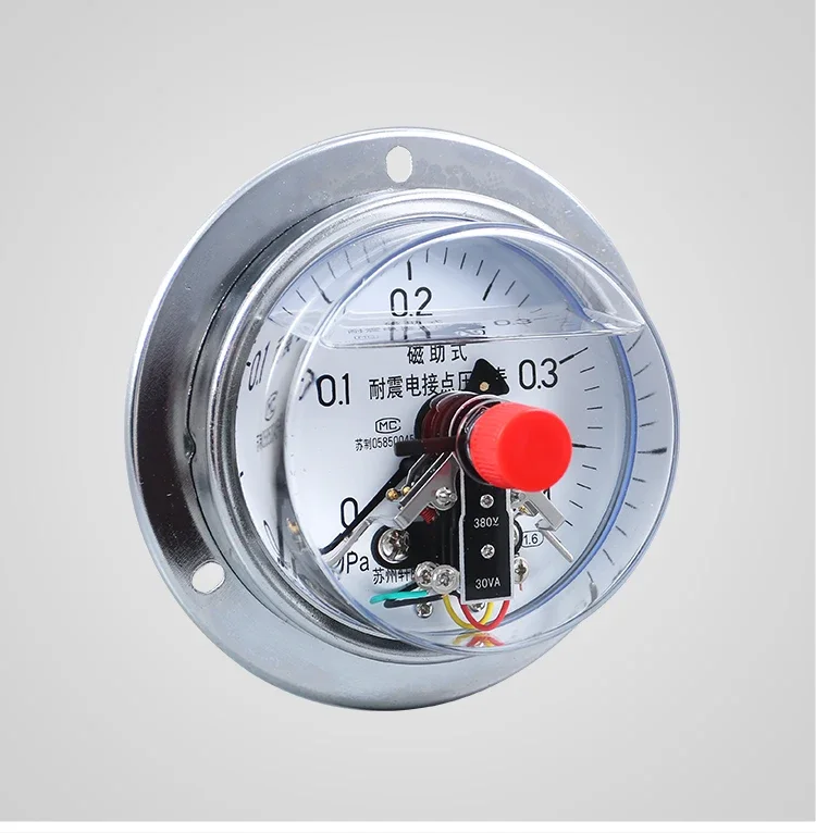 YNXC100ZT 0.4MPa Seismic Electric Contact Pressure Gauge Axial Panel Oil Pressure Electric Contact Pressure Gauge
YNXC100ZT 0.4MPa Seismic Electric Contact Pressure Gauge Axial Panel Oil Pressure Electric Contact Pressure Gauge