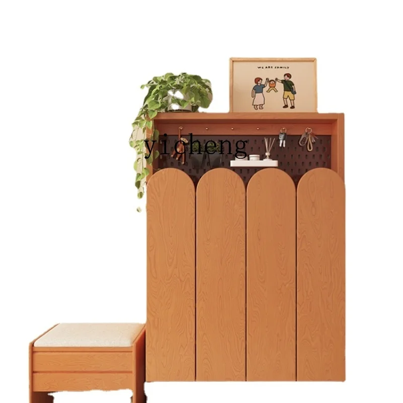Xl Solid Wood Shoe Cabinet Home Doorway Japanese Retro Cherrywood Small Apartment Locker
Xl Solid Wood Shoe Cabinet Home Doorway Japanese Retro Cherrywood Small Apartment Locker