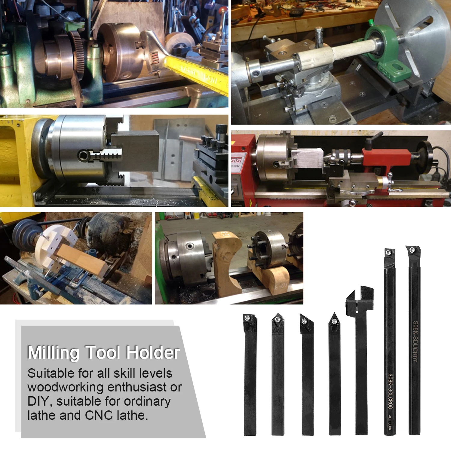 High Hardness Milling Tool Holder Quick Cutting Efficiency Lathe Arbor with Insert and Wrench Turning Tool Holder Turning Tool
High Hardness Milling Tool Holder Quick Cutting Efficiency Lathe Arbor with Insert and Wrench Turning Tool Holder Turning Tool