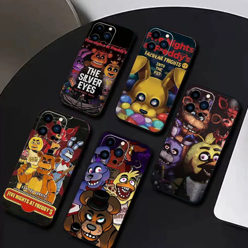 Five Nights at Freddy's Phone Case For iPhone17,16,15,14,13,12 Plus,Max Soft Silicone Black Cover
Five Nights at Freddy's Phone Case For iPhone17,16,15,14,13,12 Plus,Max Soft Silicone Black Cover