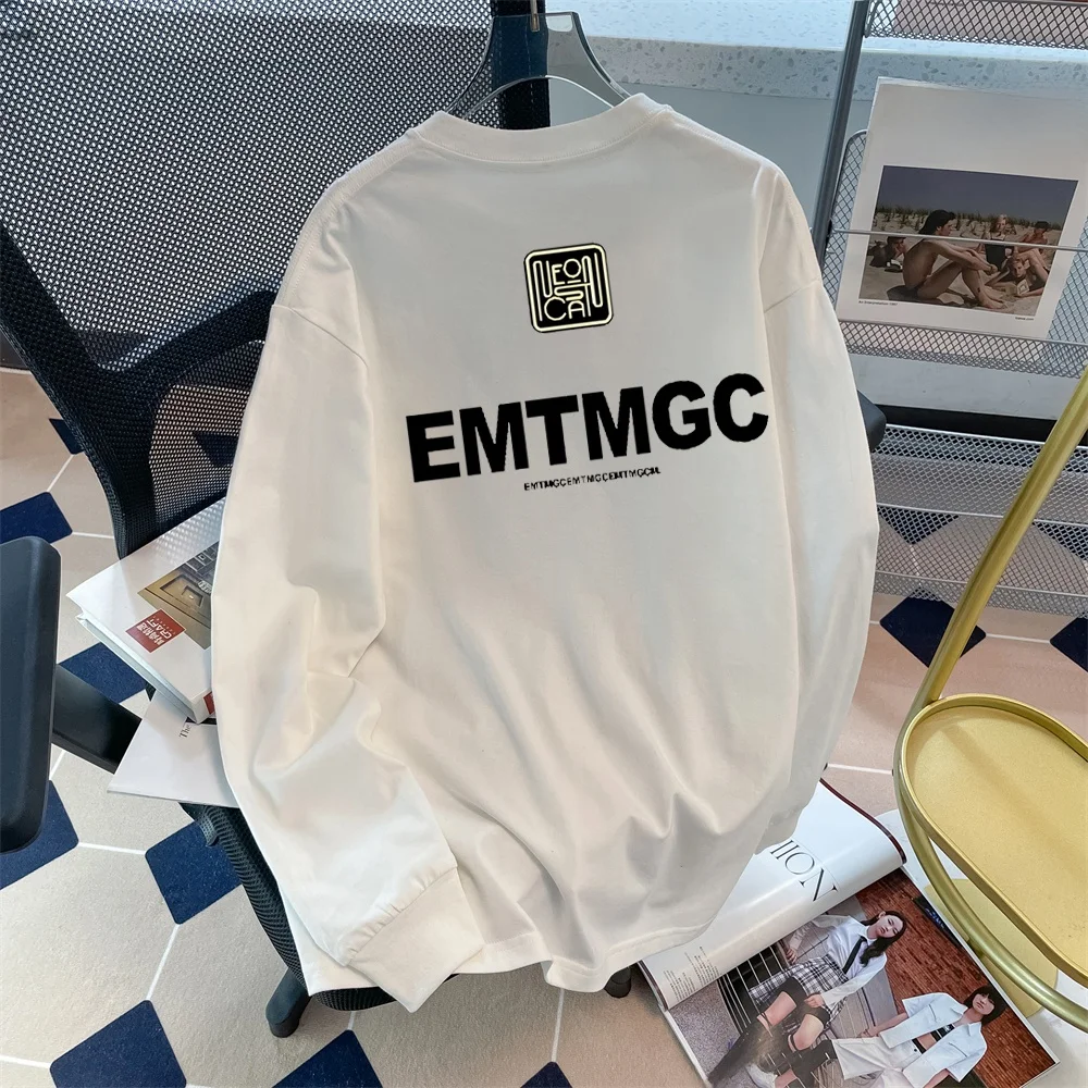 American Sle Heavyweight Long Sve T-irt ex round Ne Creative Design Versatile Faionable Summer Casual Top
American Sle Heavyweight Long Sve T-irt ex round Ne Creative Design Versatile Faionable Summer Casual Top