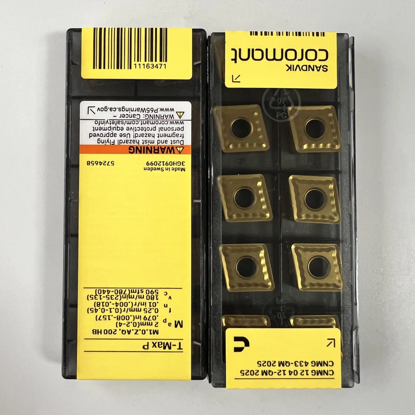 SANDVIK / CNMG120412-QM 2025 / Original Swedish hard alloy blade 10 Pcs
SANDVIK / CNMG120412-QM 2025 / Original Swedish hard alloy blade 10 Pcs