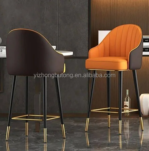 Modern Style Genuine Leather Bar Stool for Dining Living Room Home Gym Apartment Office Villas Durable Bar Furniture
Modern Style Genuine Leather Bar Stool for Dining Living Room Home Gym Apartment Office Villas Durable Bar Furniture