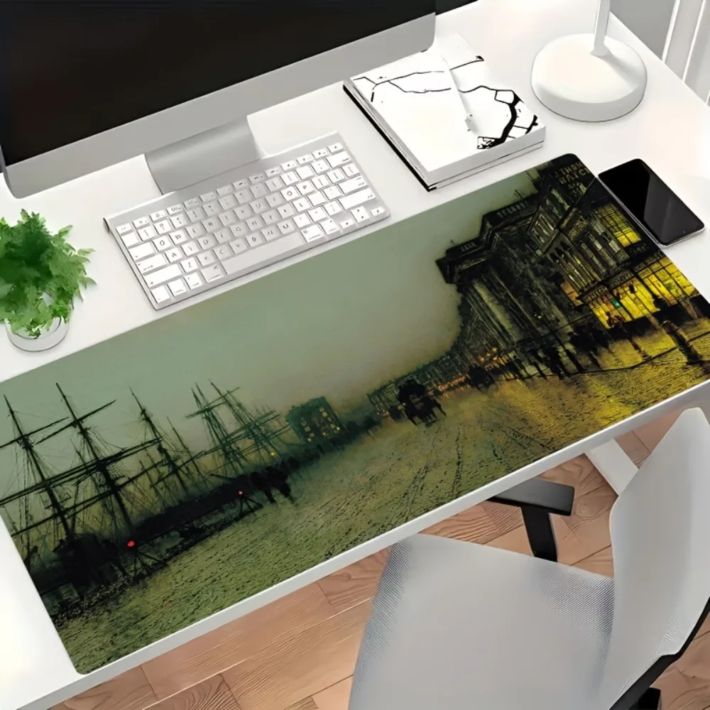 Vintage Victorian Harbor Street Large Mouse Pad, XXL Gaming Desk Mat, Non-Slip Keyboard Pad for Art Lovers
Vintage Victorian Harbor Street Large Mouse Pad, XXL Gaming Desk Mat, Non-Slip Keyboard Pad for Art Lovers
