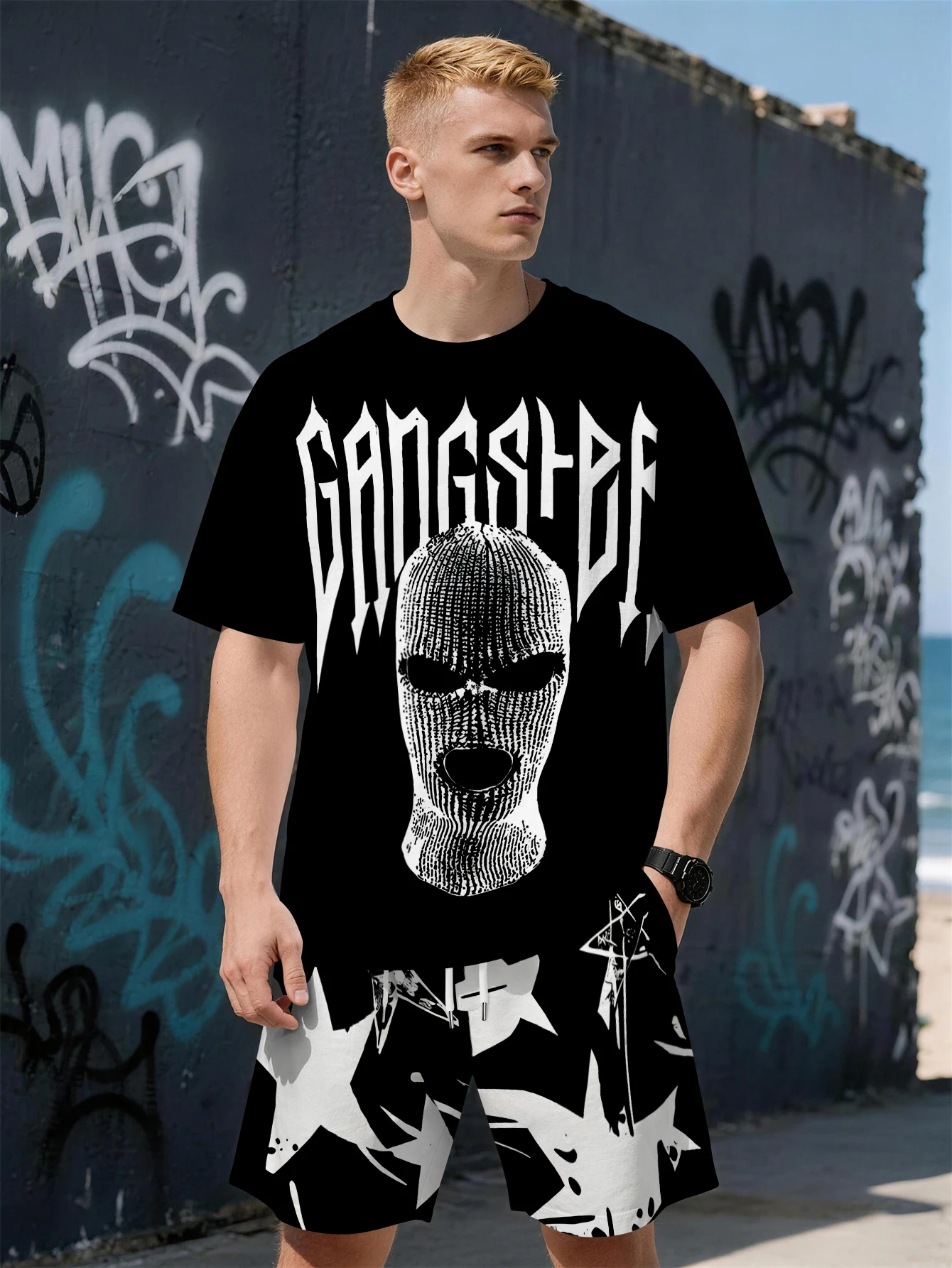 2026 Summer New Men's Short-Sleeved Set - 3D Trendy Brand Letter Print - Fashion Street Style - Comfortable and Soft
2026 Summer New Men's Short-Sleeved Set - 3D Trendy Brand Letter Print - Fashion Street Style - Comfortable and Soft