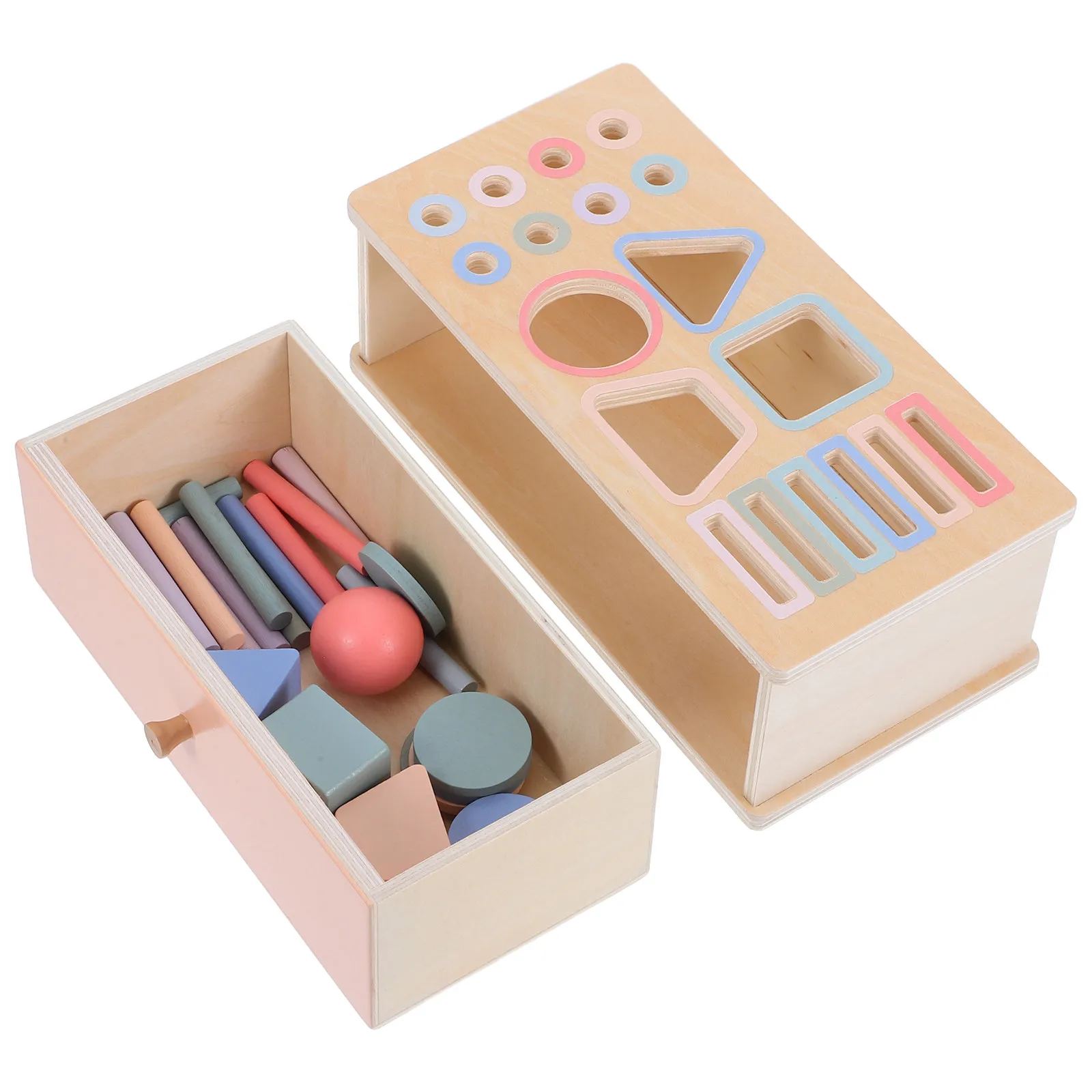 Набор Монтессори: Деревянный сортер для развития мелкой моторики и сенсорного восприятия (1 шт.)
Набор Монтессори: Деревянный сортер для развития мелкой моторики и сенсорного восприятия (1 шт.)