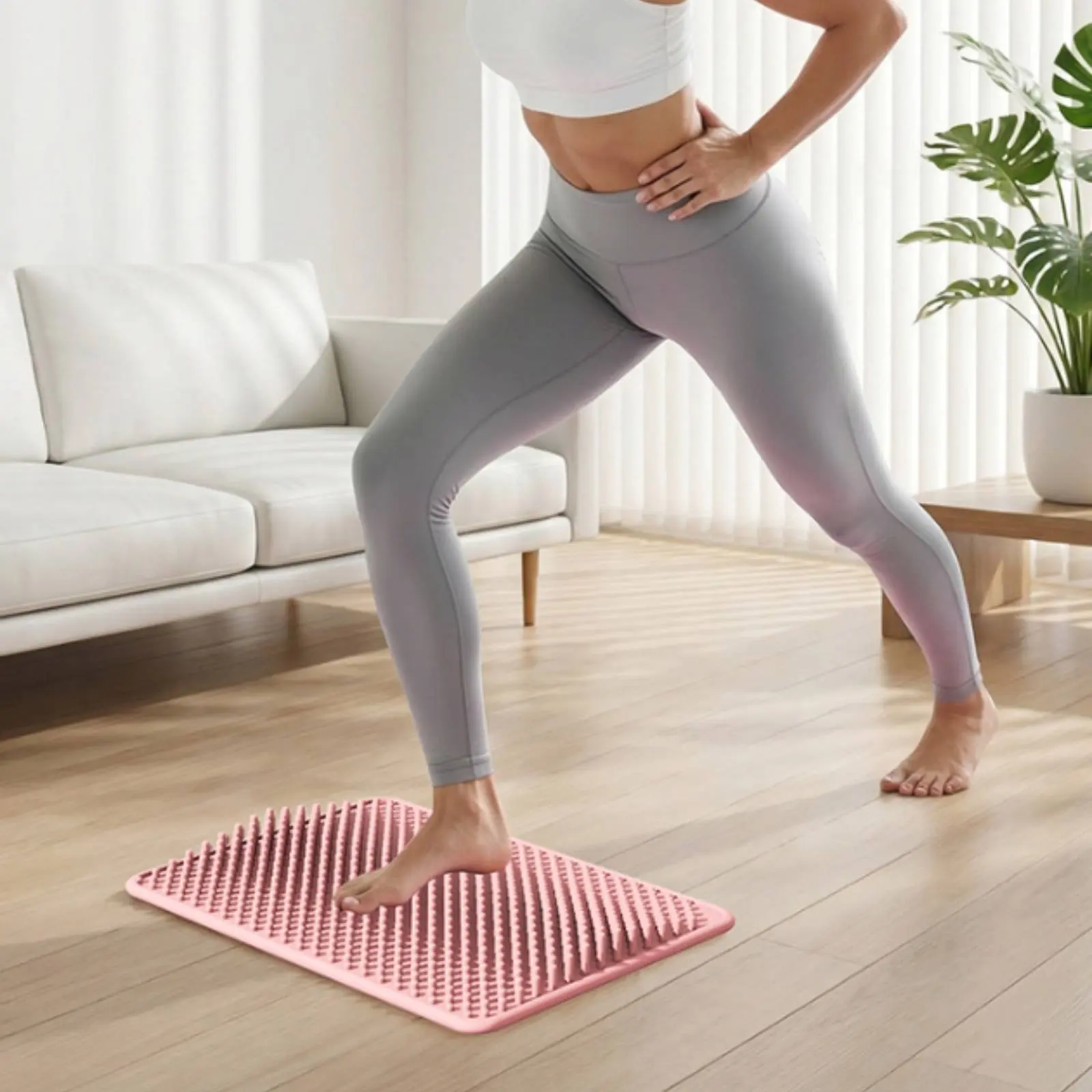 Acupressure Foot Mat Arch Support Foot Reflexology Mat Portable Non-Slip for Indoor
Acupressure Foot Mat Arch Support Foot Reflexology Mat Portable Non-Slip for Indoor