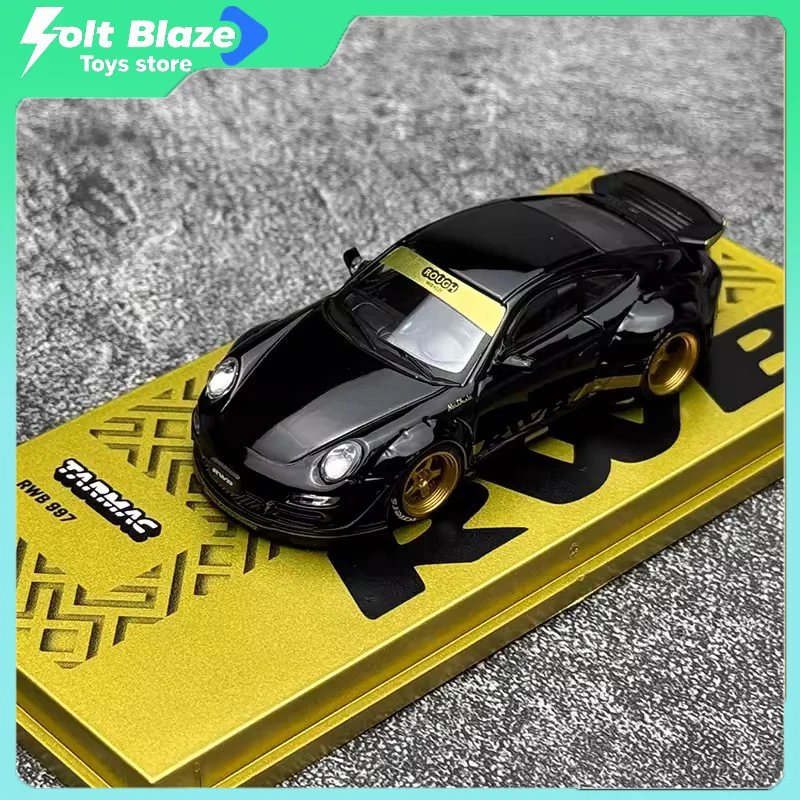 Коллекционная модель автомобиля Tarmac Works 1/64 Porsche 911 (997) RWB Widebody, литая под давлением, для демонстрации в интерьере, имитационная модель, подарок для мальчиков
Коллекционная модель автомобиля Tarmac Works 1/64 Porsche 911 (997) RWB Widebody, литая под давлением, для демонстрации в интерьере, имитационная модель, подарок для мальчиков