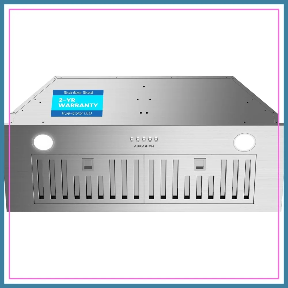 620CFM 30 Inch Insert Range Hood with True-Color LED, Ducted/Ductless Convertible
620CFM 30 Inch Insert Range Hood with True-Color LED, Ducted/Ductless Convertible