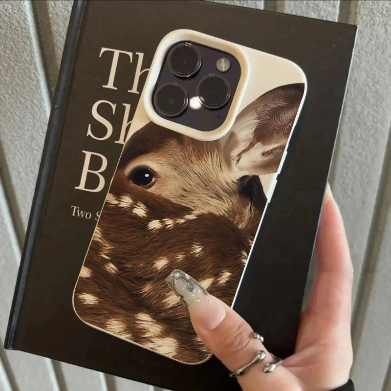 For iPhone 17 16 15 14 13 12 11 Pro Max Plus Case Close-Up Sika Deer Illustration Lichee Pattern Cover For iPhone XS XR X Fundas
For iPhone 17 16 15 14 13 12 11 Pro Max Plus Case Close-Up Sika Deer Illustration Lichee Pattern Cover For iPhone XS XR X Fundas