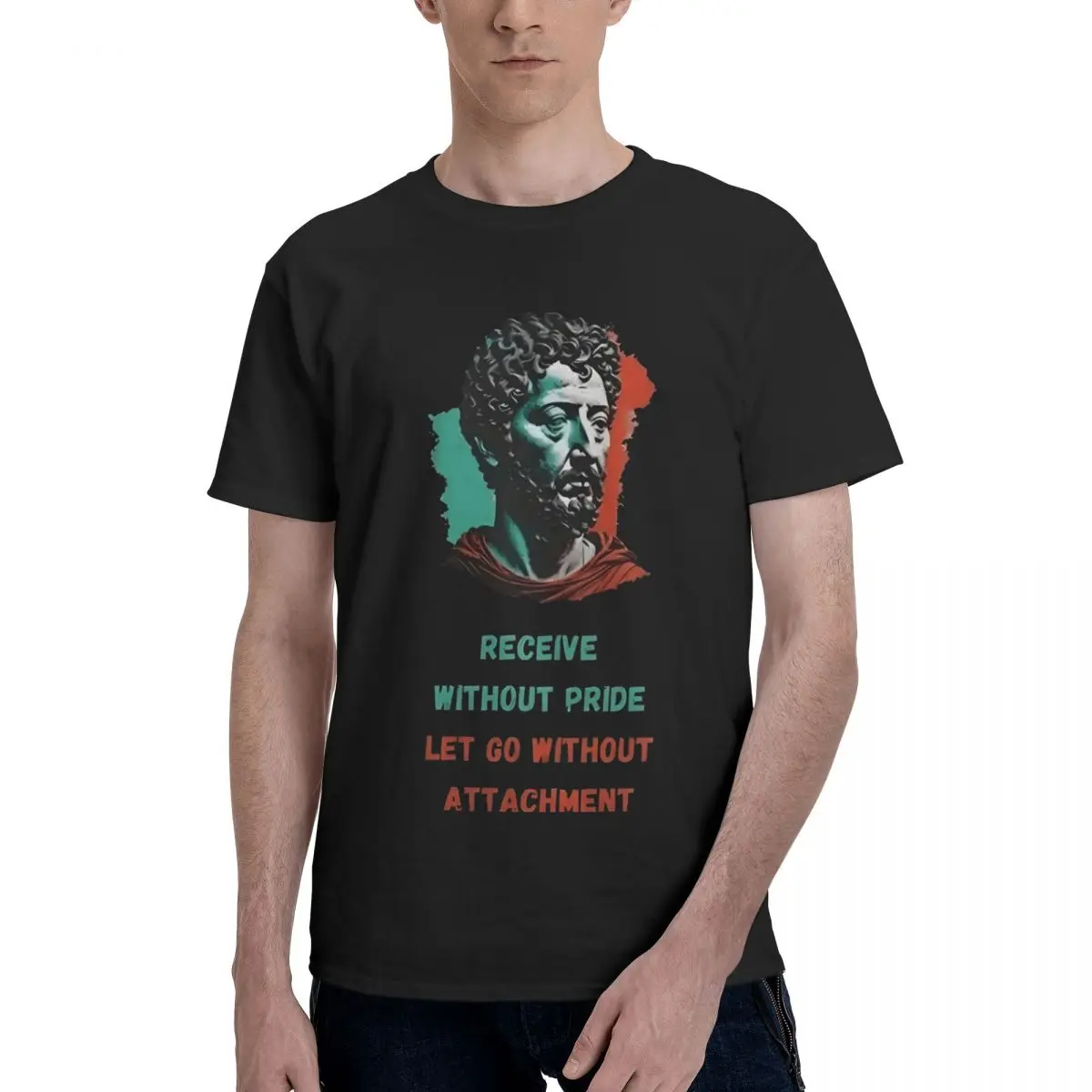 Stoicism, Marcus Aurelius 100% Cotton Casual Breathable Confortable Totoro New In Tops And T-Shirts Men's Wear
Stoicism, Marcus Aurelius 100% Cotton Casual Breathable Confortable Totoro New In Tops And T-Shirts Men's Wear