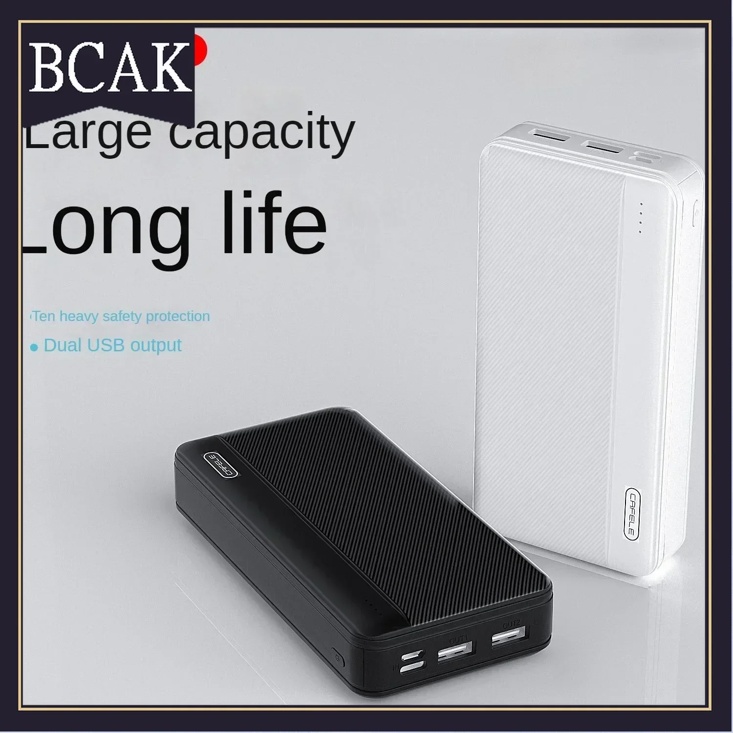 BCAK Brand Outdoor store Large Capacity Power Bank 200000mAh 20000mAh Fast Charging Portable for Android Mobile Phone Universal
BCAK Brand Outdoor store Large Capacity Power Bank 200000mAh 20000mAh Fast Charging Portable for Android Mobile Phone Universal