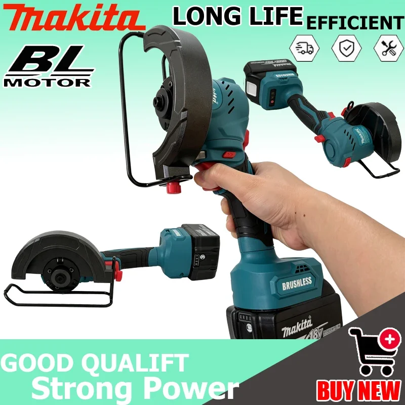 Makita 21V Li-ion Brushless 125mm Angle Grinder, Portable Power Cutting Tool for Home DIY & Industrial Construction
Makita 21V Li-ion Brushless 125mm Angle Grinder, Portable Power Cutting Tool for Home DIY & Industrial Construction
