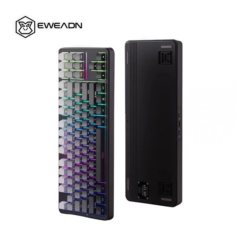 EWEADN X87 Tri-Mode Mechanical Keyboard Gasket Mounted Padding PBT Side Lightweight Switch for Gaming Office Laptop Tablet
EWEADN X87 Tri-Mode Mechanical Keyboard Gasket Mounted Padding PBT Side Lightweight Switch for Gaming Office Laptop Tablet