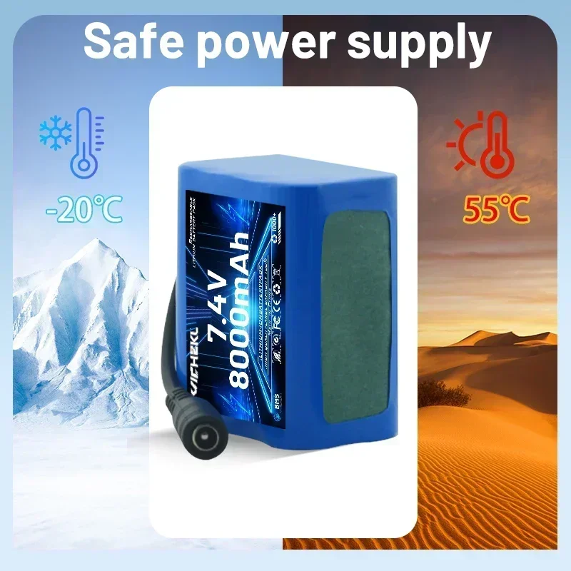 2S3P 8AH fishing LED light Bluetooth speaker medical equipment NEW 8.4V emergency DIY 18650 lithium battery pack
2S3P 8AH fishing LED light Bluetooth speaker medical equipment NEW 8.4V emergency DIY 18650 lithium battery pack