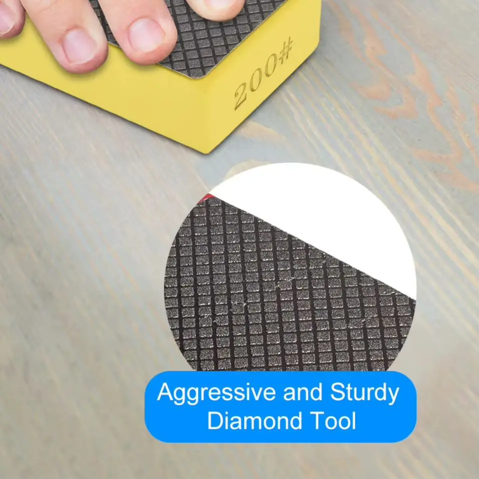 Polishing Pads Set Diamond Hand Sanding Block Sharp Glass Grinding Polishing Pad Hand-Held Sanding Block for Stone Glass Metal
Polishing Pads Set Diamond Hand Sanding Block Sharp Glass Grinding Polishing Pad Hand-Held Sanding Block for Stone Glass Metal