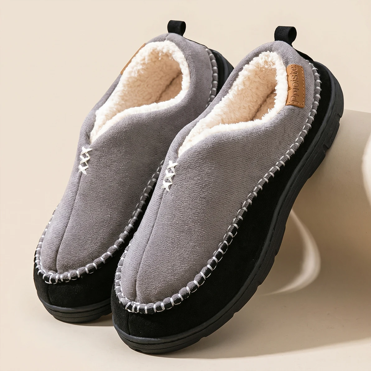Men's Warm Mark Line Slippers TPR Sole Anti slip Soft and Comfortable Winter Living Room Shoes High Quality
Men's Warm Mark Line Slippers TPR Sole Anti slip Soft and Comfortable Winter Living Room Shoes High Quality