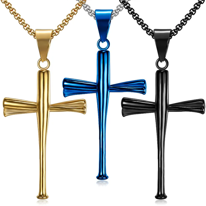 Stainless Steel Baseball Bat Cross Necklaces Minimalist Cross Pendant Baseball Cross Necklace
Stainless Steel Baseball Bat Cross Necklaces Minimalist Cross Pendant Baseball Cross Necklace